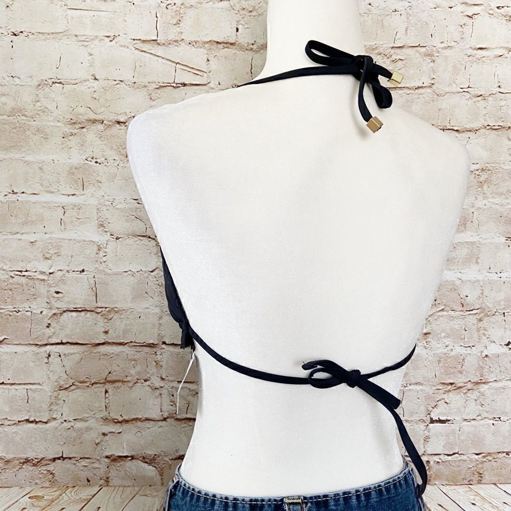 Top Shop ruffle drawstring bikini top NWT - Picture 4 of 4